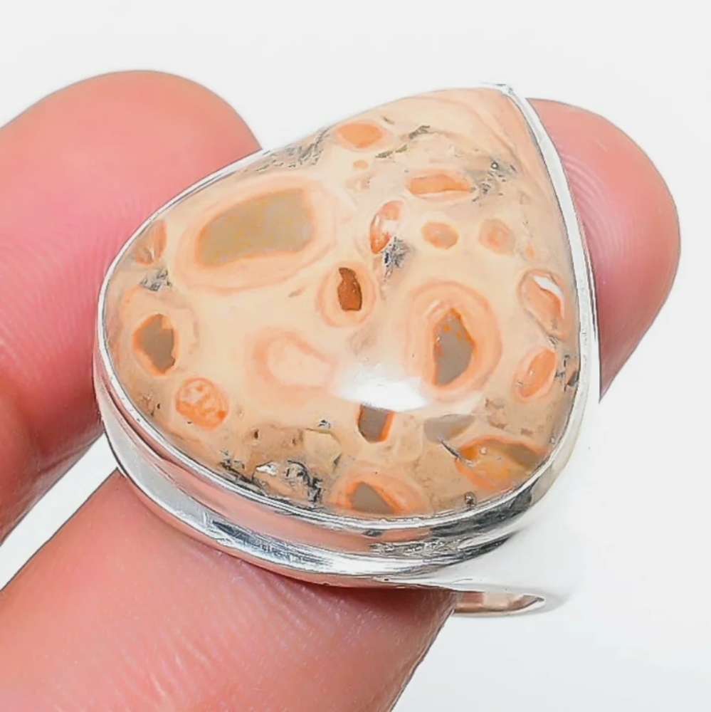 STERLING SILVER PILBARA JASPER RING